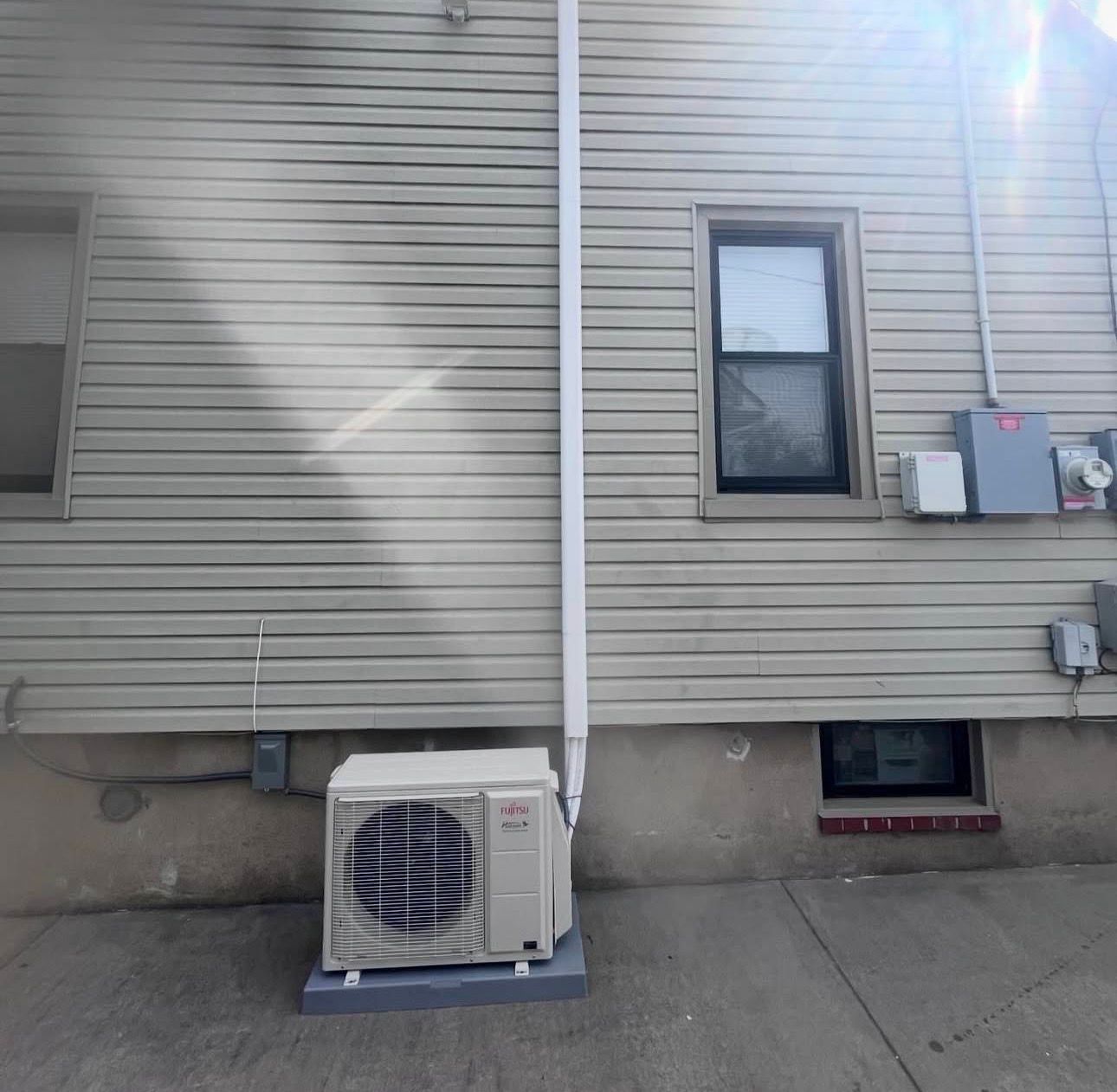 Fujitsu ductless mini-split outdoor unit