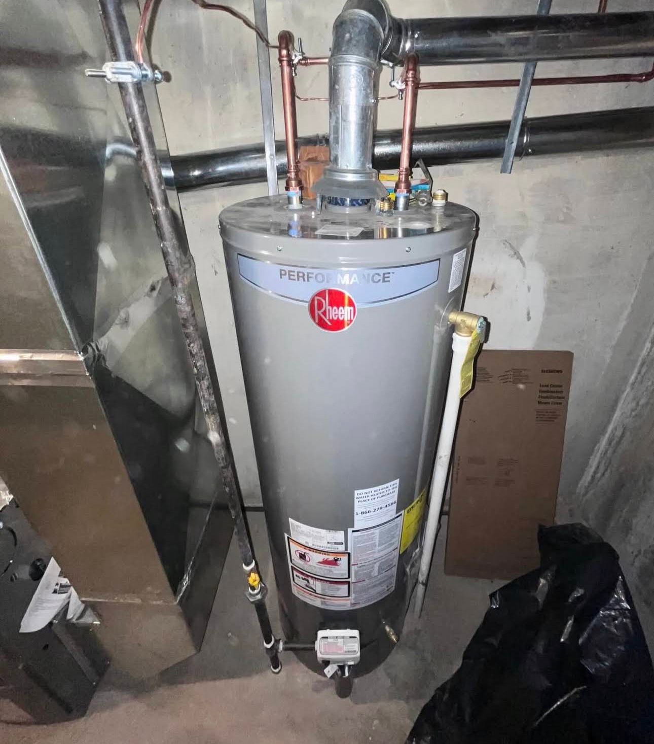 Vaughan water heater replacement